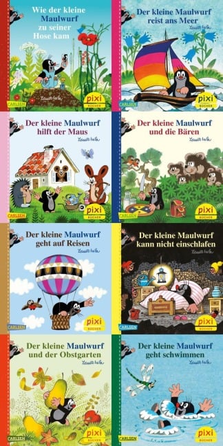 Pixi-8er-Set 256: Der kleine Maulwurf (8x1 Exemplar) - Zdenek Miler, Simone Nettingsmeier
