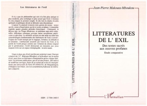 Littérature de l'exil - Makouta-Mboukou