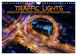 Cover-Bild zum Titel 'Traffic Lights - Großstadtverkehr der schönsten Metropolen von oben (Wandkalender 2026 DIN A4 quer), CALVENDO Monatskalender' von 'Renate Utz'