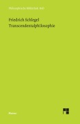 Cover-Bild zum Titel 'Transcendentalphilosophie' von 'Friedrich Von Schlegel'