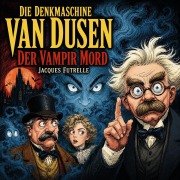 Cover-Bild zum Titel 'Die Denkmaschine Van Dusen - Der Vampir Mord' von 'Jacques Futrelle'