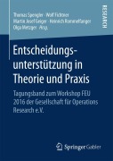 Cover-Bild zum Titel 'Entscheidungsunterstu¿tzung in Theorie und Praxis' von ''