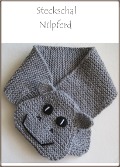 Cover-Bild zum Titel 'Strickanleitung Steckschal Nilpferd für Babys und Kleinkinder' von 'Kerstin Münchehofe'