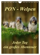 Cover-Bild zum Titel 'PON-Welpen - jeder Tag ein großes Abenteuer / Planer (Wandkalender 2026 DIN A4 hoch), CALVENDO Monatskalender' von 'Peter Roder'