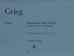 Norwegische Tänze Opus 35 für Klavier zu vier Händen, Urtext - Edvard Grieg