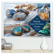 Shining Semi-Precious Stones (High Quality Premium Wall Calendar 2026 DIN A2 landscape),CALVENDO 12 Month Wall Calendar - Kerstin Waurick