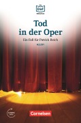 Cover-Bild zum Titel 'Die DaF-Bibliothek / A2/B1 - Tod in der Oper' von 'Volker Borbein, Marie-Claire Lohéac-Wieders'