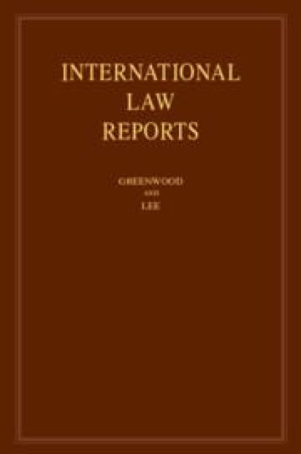 International Law Reports: Volume 211 - 