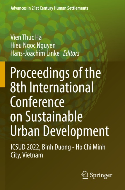 Proceedings of the 8th International Conference on Sustainable Urban Development - 