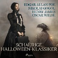 Cover-Bild zum Titel 'Schaurige Halloween-Klassiker' von 'Nikolai Wassiljewitsch Gogol, Henry James, Edgar Allan Poe, Oscar Wilde'
