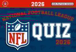 Cover-Bild zum Titel 'NFL Quiz Kalender - 2026' von 'Holger Weishaupt'