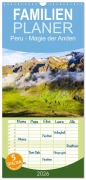 Cover-Bild zum Titel 'Familienplaner 2026 - Peru - Magie der Anden mit 5 Spalten (Wandkalender, 21 x 45 cm) CALVENDO' von 'Gunnar Lentz'
