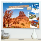Cover-Bild zum Titel 'FASZINATION USA Geniale Landschaften (hochwertiger Premium Wandkalender 2026 DIN A2 quer), Kunstdruck in Hochglanz' von 'Melanie Viola'