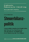 Cover-Bild zum Titel 'Steuerbilanzpolitik' von 'Karl Dieckmann'