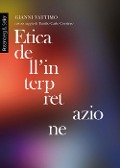 Cover-Bild zum Titel 'Etica dell'interpretazione' von 'Gianni Vattimo'