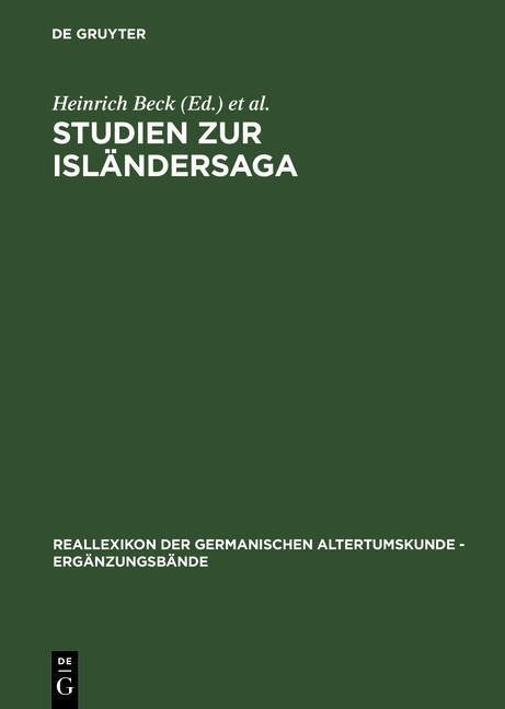 Studien zur Isländersaga - 