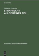 Cover-Bild zum Titel 'Strafrecht Allgemeiner Teil' von 'Diethelm Kienapfel'