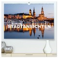 Deutsche Stadtansichten (hochwertiger Premium Wandkalender 2024 DIN A2 quer), Kunstdruck in Hochglanz - Peter Schickert