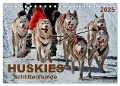Huskies - Schlittenhunde (Tischkalender 2025 DIN A5 quer), CALVENDO Monatskalender - Peter Roder