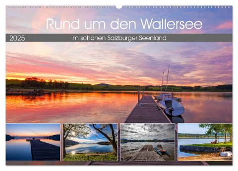 Rund um den Wallersee (Wandkalender 2025 DIN A2 quer), CALVENDO Monatskalender - Christa Kramer