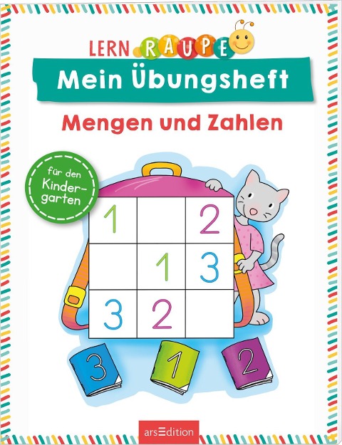 Lernraupe - Mein Übungsheft - Mengen und Zahlen - 