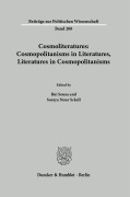 Cover-Bild zum Titel 'Cosmoliteratures: Cosmopolitanisms in Literatures, Literatures in Cosmopolitanisms' von ''