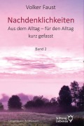 Cover-Bild zum Titel 'Nachdenklichkeiten' von 'Volker Faust'