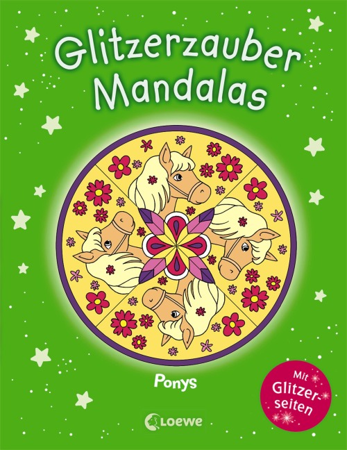 Glitzerzauber-Mandalas - Ponys - 