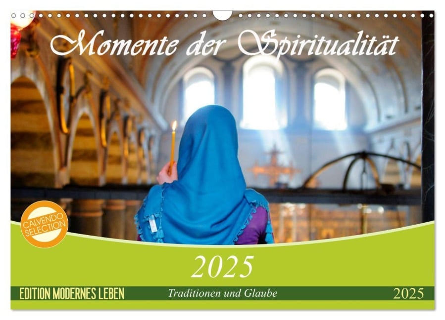 Momente der Spiritualität (Wandkalender 2025 DIN A3 quer), CALVENDO Monatskalender - Claudia Wiens