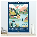 Ein lustiges Kinderdorf (hochwertiger Premium Wandkalender 2025 DIN A2 hoch), Kunstdruck in Hochglanz - Steffen Gierok-Latniak
