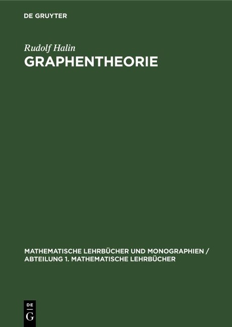 Graphentheorie - Rudolf Halin