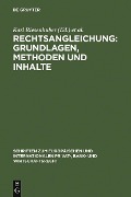 Cover-Bild zum Titel 'Rechtsangleichung: Grundlagen, Methoden und Inhalte' von ''