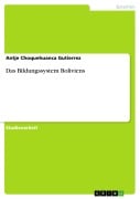 Cover-Bild zum Titel 'Das Bildungssystem Boliviens' von 'Antje Choquehuanca Gutierrez'