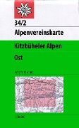 Cover-Bild zum Titel 'DAV Alpenvereinskarte 34/2 Kitzbüheler Alpen Ost 1 : 50 000 Wegmarkierungen' von ''