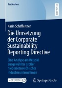 Cover-Bild zum Titel 'Die Umsetzung der Corporate Sustainability Reporting Directive' von 'Karin Schiffleitner'