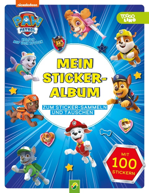 PAW Patrol Mein Stickeralbum mit 100 Stickern - 
