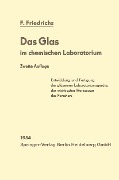 Cover-Bild zum Titel 'Das Glas im chemischen Laboratorium' von 'Fritz Friedrichs'