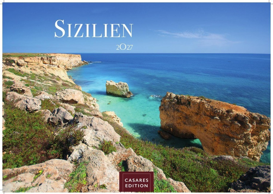Sizilien Kalender 2027 - Wandkalender | Fotokalender Italien 24x35 cm - . mit atemberaubenden Fotos von Sizilien, - 