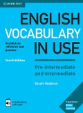Cover-Bild zum Titel 'English Vocabulary in Use. Pre-intermediate and Intermediate. 4th Edition. Book with answers and Enhanced ebook' von ''