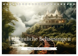 Cover-Bild zum Titel 'Unheimliche Behausungen (Tischkalender 2026 DIN A5 quer), CALVENDO Monatskalender' von 'Daniela Tapper'