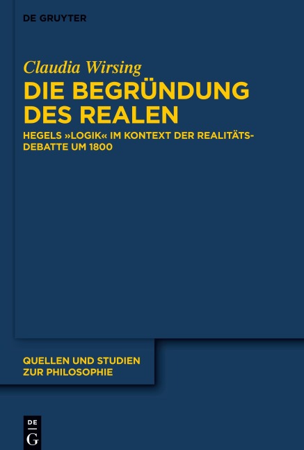 Die Begründung des Realen - Claudia Wirsing