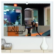 Tonstudio im Fokus (hochwertiger Premium Wandkalender 2026 DIN A2 quer), Kunstdruck in Hochglanz - Renate Bleicher