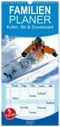 Cover-Bild zum Titel 'Familienplaner 2027 - Kufen, Ski & Snowboard mit 5 Spalten (Wandkalender, 21 x 45 cm) CALVENDO' von 'Peter Roder'