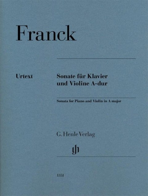 Sonate für Klavier und Violine A-dur - César Franck