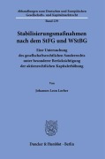 Cover-Bild zum Titel 'Stabilisierungsmaßnahmen nach dem StFG und WStBG' von 'Johannes Leon Lorber'