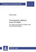 Cover-Bild zum Titel 'Fremdsprachen effektiver lernen mit Gestik?' von 'Kristin Knabe'