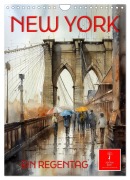 Cover-Bild zum Titel 'New York - ein Regentag (Wandkalender 2026 DIN A4 hoch), CALVENDO Monatskalender' von 'Peter Roder'