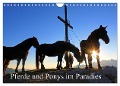 Pferde und Ponys im Paradies (Wandkalender 2024 DIN A4 quer), CALVENDO Monatskalender - Christa Kramer