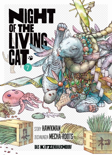 Night of the Living Cat 07 - Hawkman, Mecha-Roots