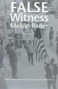 Cover-Bild zum Titel 'False Witness' von 'Melvin Rader'